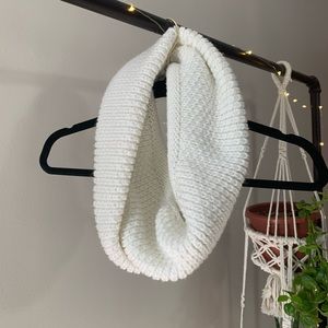 White Crochet Scarf